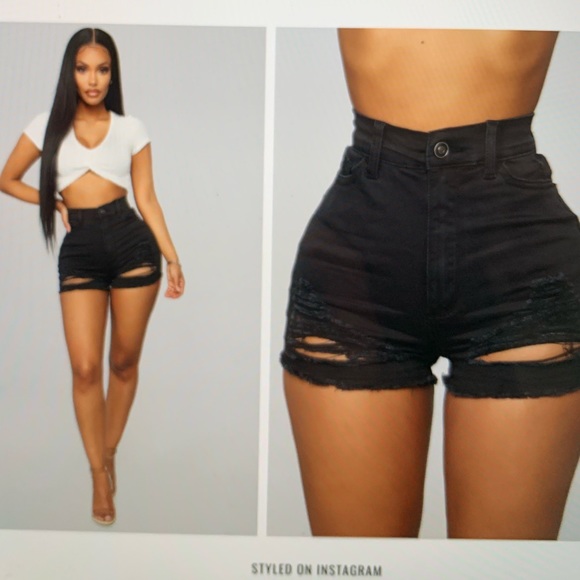 fashion nova mom shorts